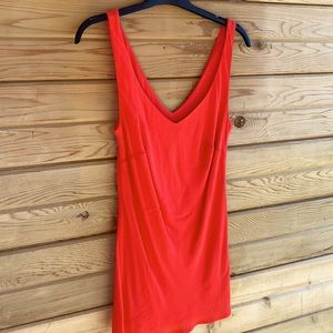 Sleek Bravissimo Sleeveless Top in Coral. Curvy Size 6.